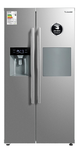 [02031341] Heladeras James Side By Side Rj30 Inox Inverter Dispensador Color Gris