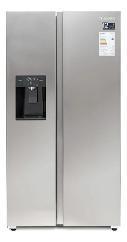 [02031341] Heladeras James Side By Side Rj30 Inox Inverter Dispensador Gris