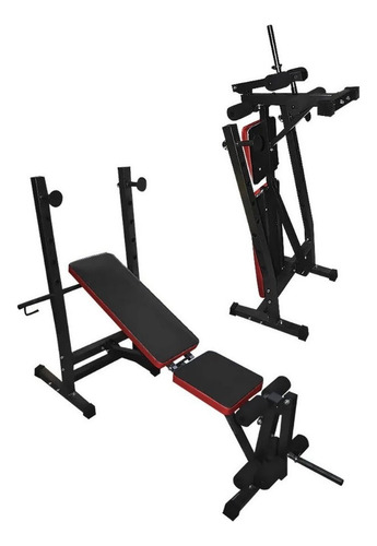 [07010400] Banco  De Musculacion Szames Para Pecho Y Cuádriceps