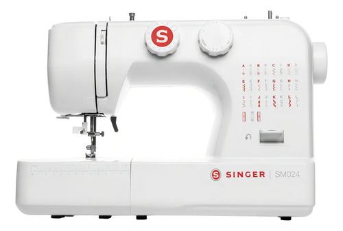 Máquina De Coser Recta Singer Portable Color Blanco