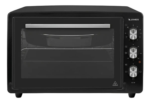 [1722-0] Horno James Hj 34 Negro Electrico 1300w 34 Litros
