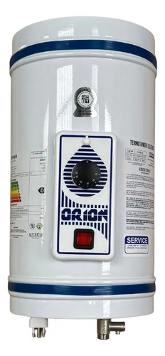 [02130210] Calefon Termotanque 10 Lts Cobre Orion Sensacion Blanco