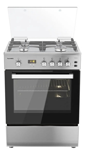 [02051440] Cocina James C-26 A Tks - Inox Color Acero Inoxidable Con Puerta Con Visor