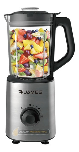 [1764-0] Licuadora Ljvv Inoxidable James Color Acero Inoxidable Negro 1.5 l
