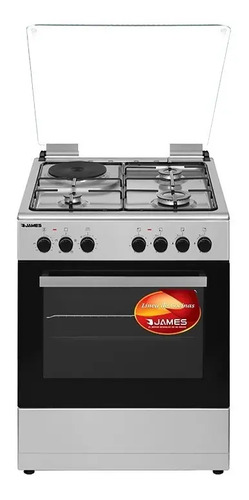 Cocina James C-221 A Tks Inox Color Gris Con Puerta Con Visor