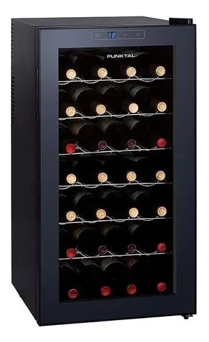 [02030182] Cava De Vinos Punktal Pk-lt28 28 Botellas Enfriadora Vertical Negra