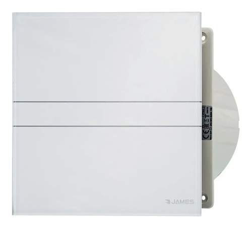 [1698-0] Extractor James De Baño Frente De Vidrio Ej 100vt 100mm Color Blanco