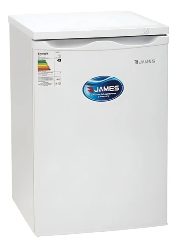 [02030700] Freezer Heladera James Fvj 100 Kn 3 Canastos Sensacion Blanco