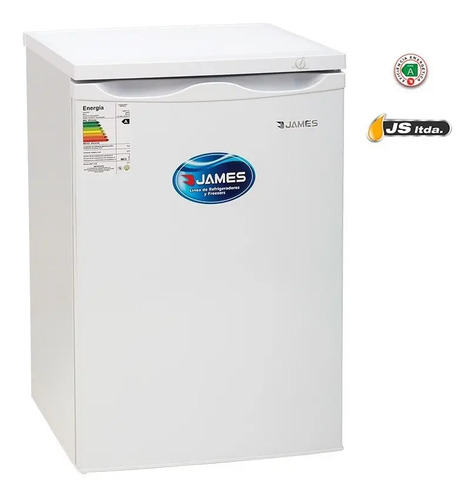 [02030700] Freezer Vertical James 82 Lts Clase A Fvj 100 Kn Color Blanco