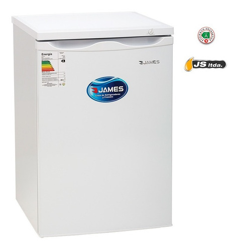 [02030700] Freezer Vertical James 82 Lts Clase A Fvj 100 Kn Color Blanco