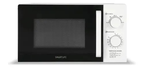 [02060901] Microondas 20 Litros Smartlife Horno Manual Blanco 20m