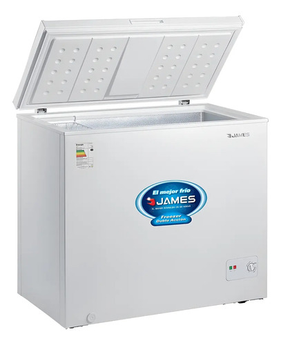 Freezer Heladera James 210 Horizontal Sensacion Blanco