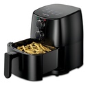Freidora Sin Aceite Eléctrica Punktal Pk-354 4l Control Manual Negra Negro