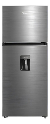 Heladera Inox Inverter 407l Midea Mdrt580mtr46w Color Gris Gris