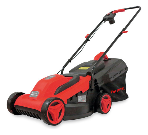 [06010020] Cortadora Eléctrica De Césped Ferretti By Punktal 1.300 W. Rojo