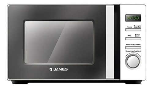 Microondas James J20mdb 20l 5 Niveles Descongela Blanco