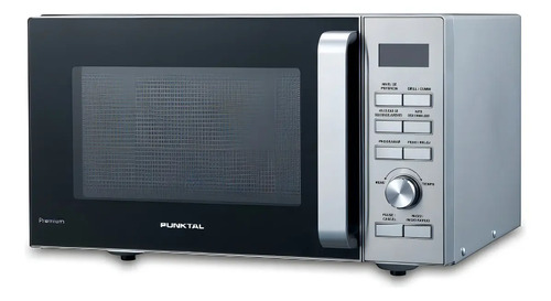 Microondas Grill Punktal Pk-25 Mdg Acero Inoxidable 25l 900w Display Digital