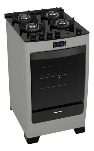 Cocina Combinada Punktal Titanium 4h Gas Horno La Sensacion Gris
