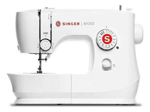 Maquina De Coser Electrica Singer S-m1255 6 Puntadas Con Luz Color Blanco