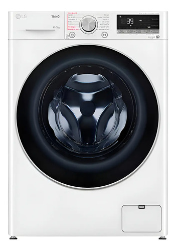 [02040684] Lavasecarropas LG Frontal 11kg Inverter Thinq Wifi Blanco