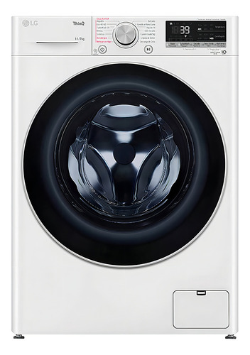 [02040684] Lavasecarropas LG Frontal 11kg Inverter Thinq Wifi
