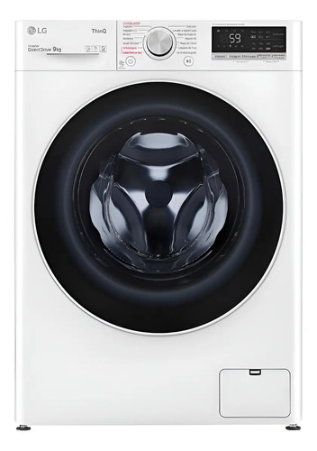 Lavasecarropas Frontal Inverter LG 9kg Wd9wvc4s6 Blanco