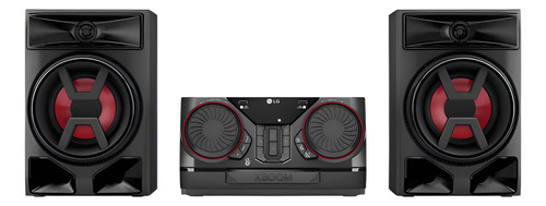 Minicomponente LG Xboom Ck43n La Sensacion Negro 300 W