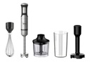 Mixer 4 En 1 Midea 1200w Picadora Batidora Procesadora Color Plateado