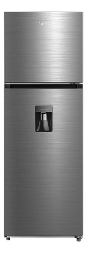 Heladera Inox Inverter 281l Midea Mdrt385mtr46winv Color Gris Oscuro
