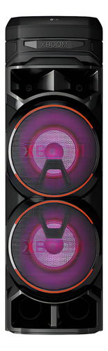 Torre De Sonido LG Xboom Rnc9 1800 Watts Rms Voltaje 110-240v Color Negro