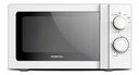 Microondas Punktal Blanco 20l 700w Manual Con 6 Niveles Y Temporizador