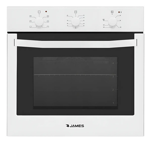 [02051351] Horno Para Empotrar Electrico James Hee Blanco Sensacion Blanco