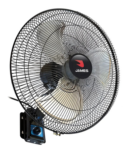 [02090270] Ventilador De Pared James Vwi-200 Industrial, 50 Cm Y 160 W, En Negro Plateado Metal 3