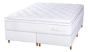 Sommier Senflex Perla 158x198x36 Queen La Sensacion  Blanco