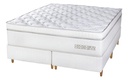 Sommier Senflex Diamante 158x198x40 Queen La Sensacion Color Blanco