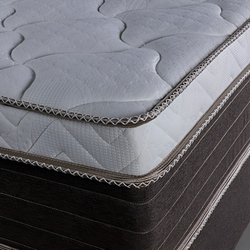 [01500584] Sommier Senflex Azabache 158x198x30 Queen La Sensacion Color Blanco