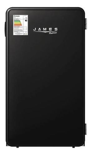 Heladera Frigobar James Rj 90 M Color Negro Con Capacidad De 93l