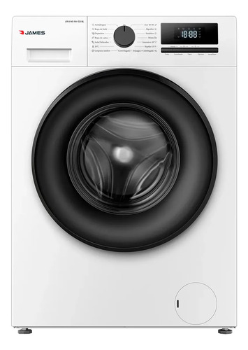 Lavarropas James Lr 8140 Inv Bl G3 Frontal 8kg Inverter Blanco