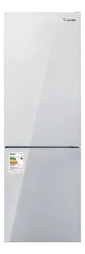 Heladera James Con Freezer Rj 428 Nt Vidrio Blanco