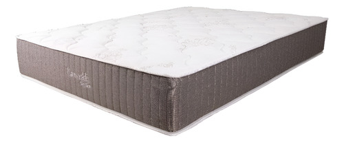 [1444-0] Colchon Senflex Esmeralda Queen Size Con Resorte Pocket Color Verde Musgo