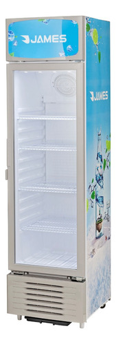 [02030015] Refrigerador Vitrina Comercial James Vc-315 287l Eh Color Blanco