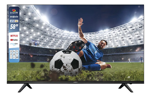 Smart Tv Enxuta 58'' Ultra Hd 4k Wifi Bt Sintonizador Ledenx1258sdf4kw