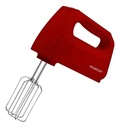 Batidora De Mano Peabody Pe-hm550r Roja 4 Vel + Turbo Rojo 50 Hz X 60 Hz