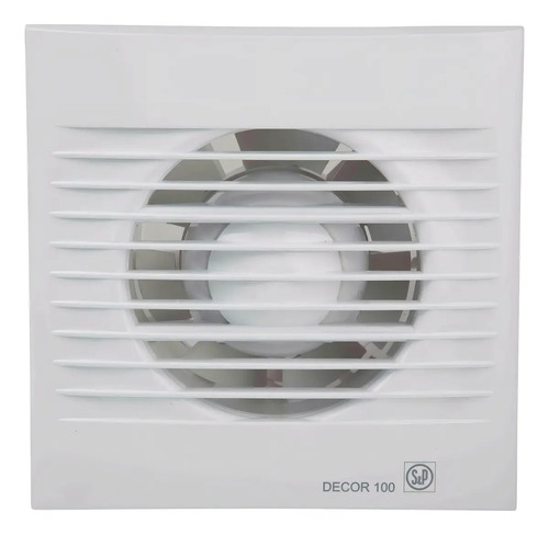 Extractor De Baño Soler & Palau Decor 100s 13w Ipx4 Blanco