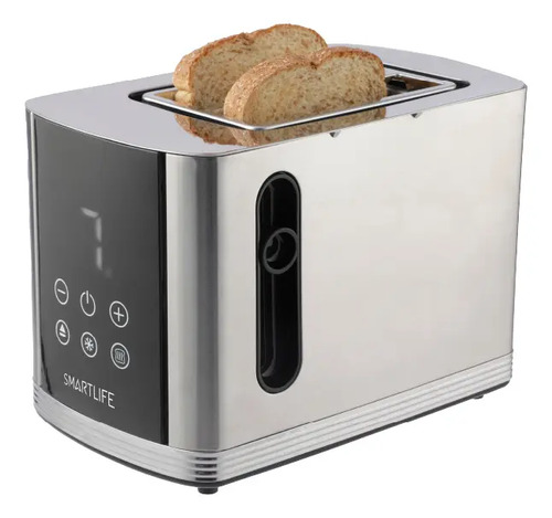 [02051963] Smartlife Tostadora Digital 2 Panes Sl-to1520 Plateado