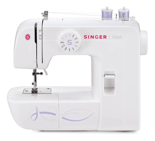 Máquina De Coser Recta Singer Start 1306 Portable Color Blanco