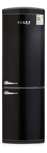 Refrigerador Heladera Retro James Rj 373 Rn Color Negro Negro