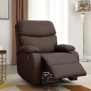 Sofa Recliner 1 Cuerpo Divino Modelo Inti Negro