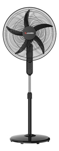 Ventilador De Pie James Vp 20 Negro 170 Cm Alto Albion Diámetro 500 Mm