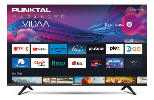 Televisor Tv Led 43 Smart Full Hd Punktal Wifi Pk-43 Jjv